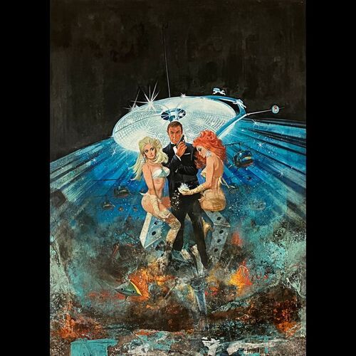 226. Hand-painted Robert McGinnis Poster Art ### JAMES BOND: DIAMONDS ARE FOREVER (1971)