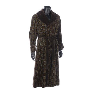 302. The Costumi d'Arte Collection: Mr. Morton's (Gabriele Ferzetti) Screen-matched Robe ### ONCE UPON A TIME IN THE WEST (1968)