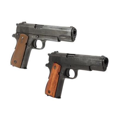 330. Captain Miller's (Tom Hanks) and Mike Horvath's (Tom Sizemore) Colt M1911A1 Pistols ### SAVING PRIVATE RYAN (1998)