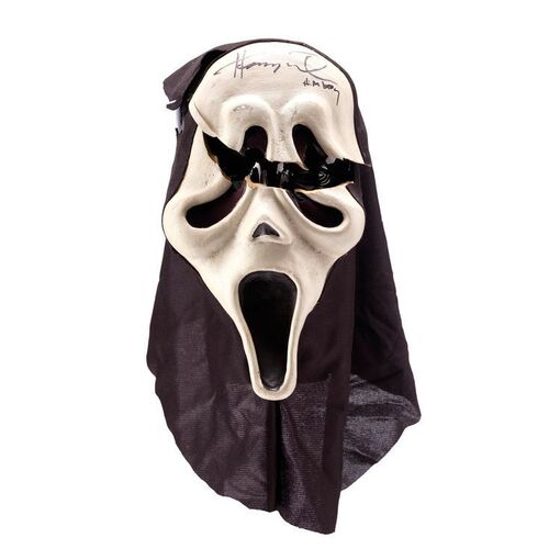 333. Henry Winkler-autographed Cut Ghostface Mask with Autographed Photograph ### SCREAM (1996)