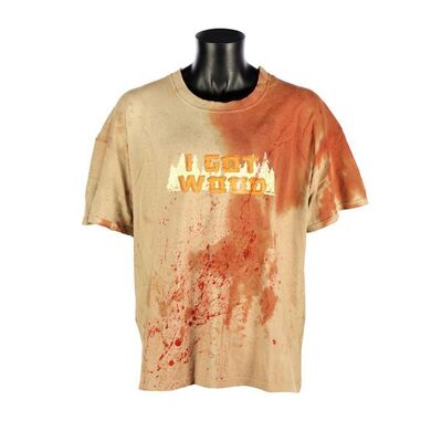 341. Ed's (Nick Frost) Bloodied "I Got Wood" T-Shirt ### SHAUN OF THE DEAD (2004)