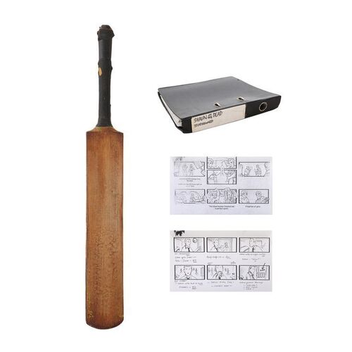 342. Shaun's (Simon Pegg) Stunt Cricket Bat and Storyboard Binder ### SHAUN OF THE DEAD (2004)