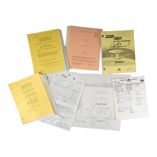 359. Patrick Stewart Collection: Patrick Stewart's Autographed and Annotated Personal "In Theory" Director's Script and Production Paperwork ### STAR TREK: THE NEXT GENERATION - IN THEORY (1991)