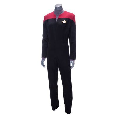 362. Captain Kathryn Janeway's (Kate Mulgrew) Starfleet Command Uniform ### STAR TREK: VOYAGER (T.V. SERIES, 1995-2001)
