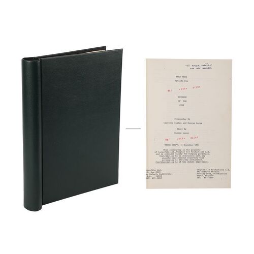 377. Roger Christian's Personal Hand-annotated Script ### STAR WARS: RETURN OF THE JEDI (1983)