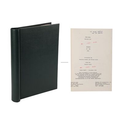 377. Roger Christian's Personal Hand-annotated Script ### STAR WARS: RETURN OF THE JEDI (1983)