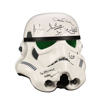 381. Mark Hamill, Harrison Ford and Cast-autographed Imperial Stormtrooper Helmet Replica ### STAR WARS: A NEW HOPE (1977)