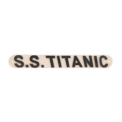 411. S. S. Titanic Lifeboat Nameplate ### TITANIC (1997)