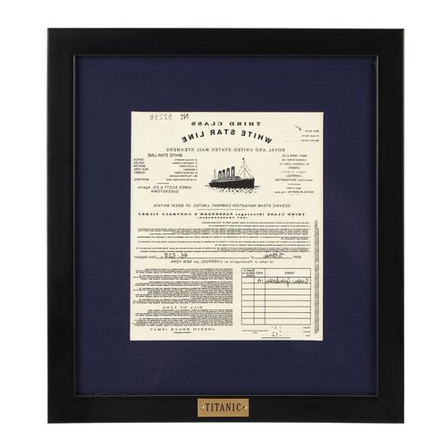 412. Jack Dawson's (Leonardo DiCaprio) Mirror-image Printed Third-class Ticket ### TITANIC (1997)