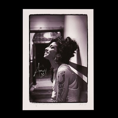 438. The Rockarchive Collection: Amy Winehouse Autographed Limited Edition Union Chapel Backstage Print by Jill Furmanovsky, London, 2006 ### AMY WINEHOUSE