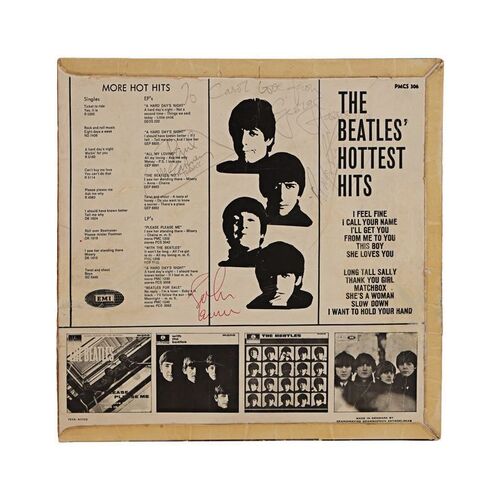 447. The Beatles' Hottest Hits Autographed Album ### THE BEATLES