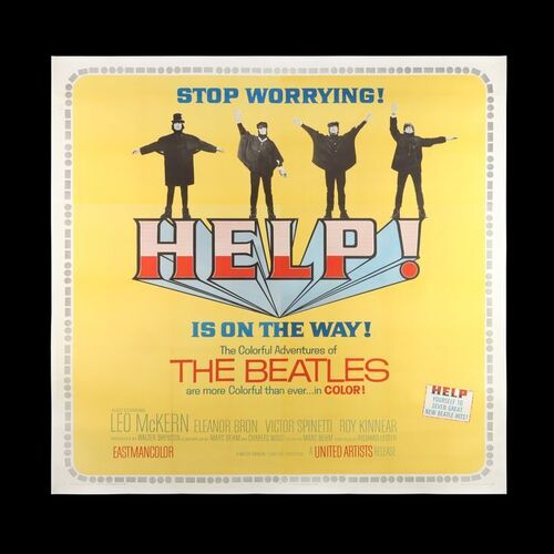 450. US Six Sheet Poster - Linen-Backed ### HELP! (1965)