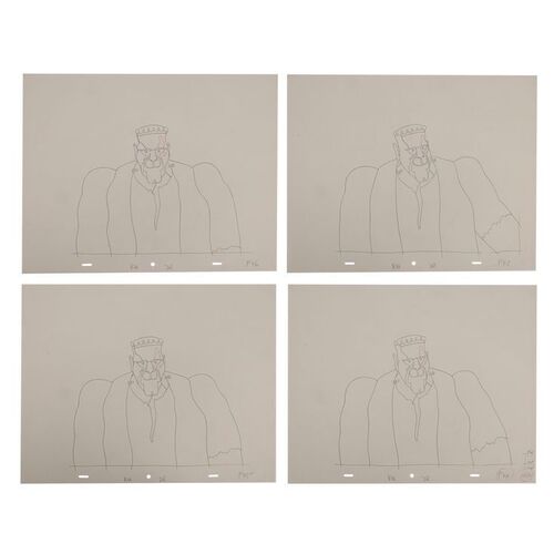 456. Set of Four Hand-drawn Frankenstein's Monster Animation Sketches by Dennis Hunt ### YELLOW SUBMARINE (1968)