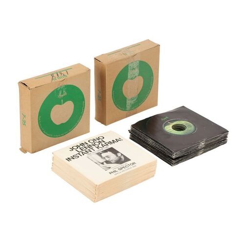 462. Set of 25 7-inch "Instant Karma!" Singles and 18 "Oh My My" Singles in Original USA Apple Records Boxes ### JOHN LENNON AND YOKO ONO
