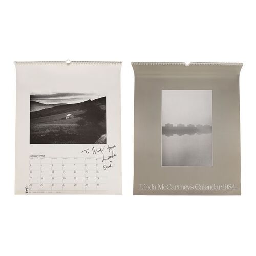 469. Pair of Linda McCartney Calendars Signed by Linda and Paul McCartney ### PAUL MCCARTNEY
