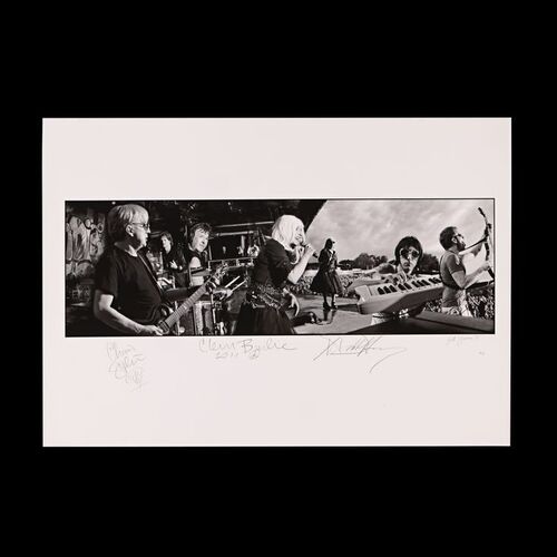 480. The Rockarchive Collection: Debbie Harry, Clem Burke and Chris Stein Autographed Print by Jill Furmanovsky, The Hop Farm Festival, 2010 ### BLONDIE