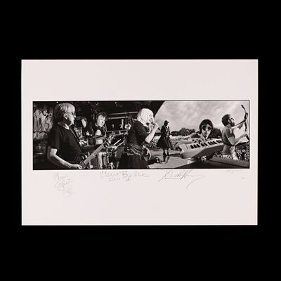 480. The Rockarchive Collection: Debbie Harry, Clem Burke and Chris Stein Autographed Print by Jill Furmanovsky, The Hop Farm Festival, 2010 ### BLONDIE