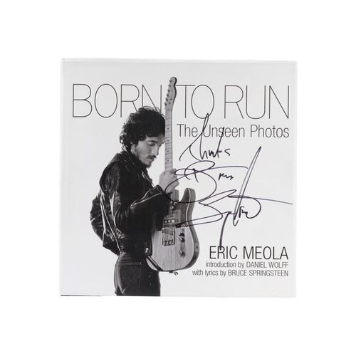 491. Bruce Springsteen-autographed "Born to Run: The Unseen Photos" Hardcover Book ### BRUCE SPRINGSTEEN