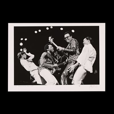 493. The Rockarchive Collection: Nile Rogers Autographed Artist's Proof Print by Jill Furmanovsky, Hammersmith Odeon, 1979 ### CHIC