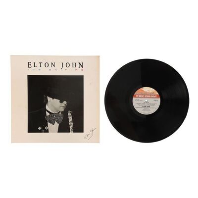 511. Autographed "Ice on Fire" Vinyl Album ### ELTON JOHN