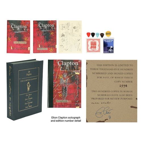 515. Eric Clapton and Peter Blake Autographed Limited Edition 24 Nights Book and Boxed Set ### ERIC CLAPTON