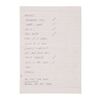 519. Handwritten Unreleased Album Tracklist ### GEORGE MICHAEL