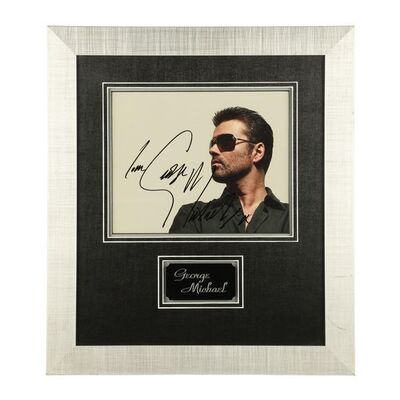 523. Framed Autographed Photograph ### GEORGE MICHAEL