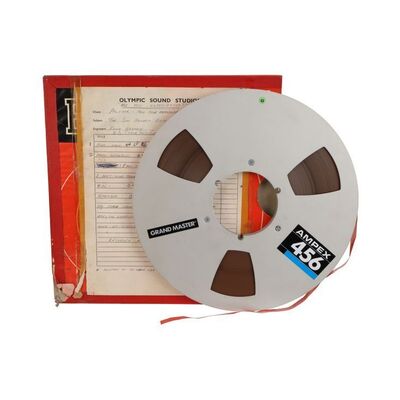 536. The Patricia "Trixie" Sullivan Collection: Are You Experienced Mono Mix Master Reel-to-Reel Tape ### JIMI HENDRIX