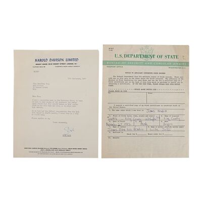 540. The Patricia "Trixie" Sullivan Collection: Jimi Hendrix's Handwritten Request for a Copy of His Birth Certificate ### JIMI HENDRIX