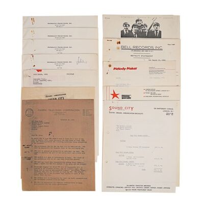 543. The Patricia "Trixie" Sullivan Collection: Large Quantity of Paperwork From the Office of Mike Jeffery (1961-1965) ### THE ANIMALS