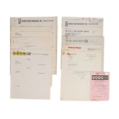 549. The Patricia "Trixie" Sullivan Collection: Large Quantity of Paperwork From the Office of Mike Jeffery (January - December 1966) ### JIMI HENDRIX