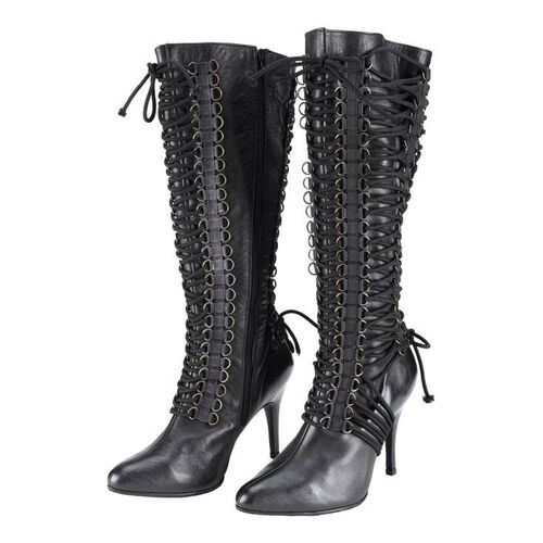 583. Lady Gaga's Pair of Customised Knee-High Boots ### LADY GAGA