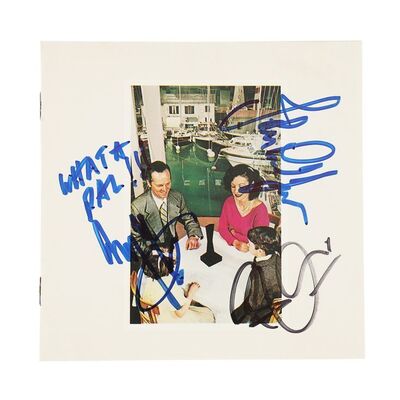 585. Presence CD Booklet Autographed by Jimmy Page, Robert Plant and John Paul Jones ### LED ZEPPELIN