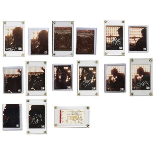 591. Linkin Park-autographed Trading Cards with Additional Trading Cards and Concert Ticket Stub ### LINKIN PARK (BAND 1996-2017)