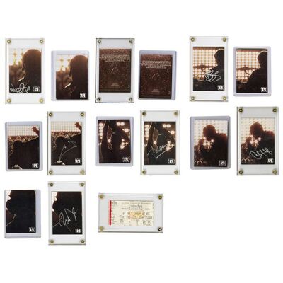 591. Linkin Park-autographed Trading Cards with Additional Trading Cards and Concert Ticket Stub ### LINKIN PARK (BAND 1996-2017)