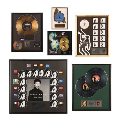 592. Nordoff and Robbins Collection: Six Assorted Artists Disc Awards ### LIONEL RICHIE