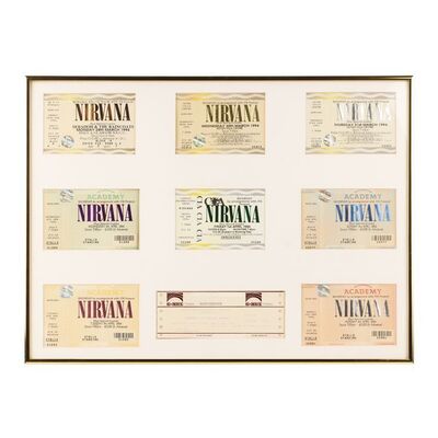 621. Collection of Nine Cancelled 1994 UK Tour Concert Tickets ### NIRVANA