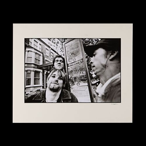 622. The Rockarchive Collection: Mounted Vintage Silver Gelatin Print by Martyn Goodacre, Shepherd's Bush, 1990 ### NIRVANA