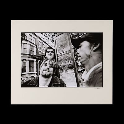 622. The Rockarchive Collection: Mounted Vintage Silver Gelatin Print by Martyn Goodacre, Shepherd's Bush, 1990 ### NIRVANA