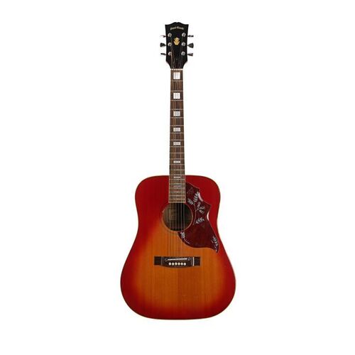 635. Noel Gallagher's Photo-matched Owned and Autographed Cherry Sunburst Suzuki Hummingbird Guitar Played Backstage in Amsterdam ### OASIS