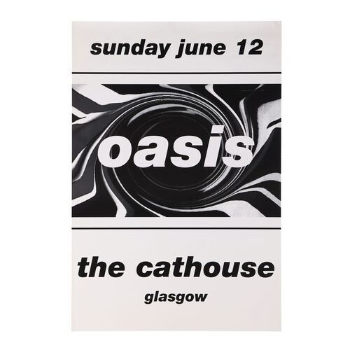 671. The Cathouse Glasgow Concert Poster ### OASIS