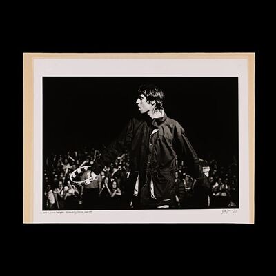 685. The Rockarchive Collection: Liam Gallagher Was There Then Exhibition Vintage Silver Gelatin Print by Jill Furmanovsky, Glastonbury Festival, 1995 ### OASIS