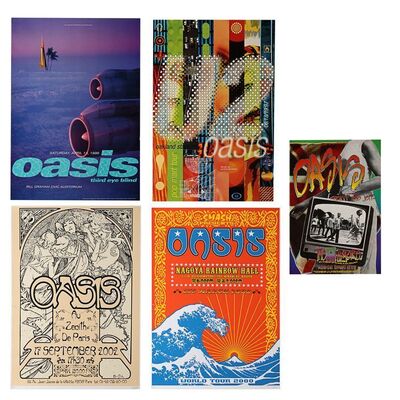 687. Five Gig Posters and Limited-Edition Prints ### OASIS