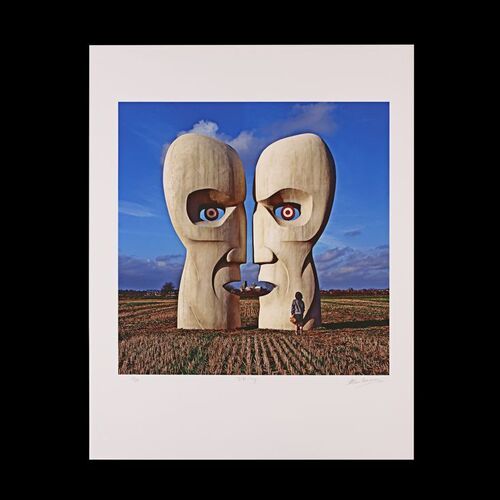 703. The Rockarchive Collection: Limited Edition "Division Bell" Stone Head Variant Album Cover Print by Storm Thorgerson ### PINK FLOYD