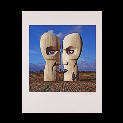 703. The Rockarchive Collection: Limited Edition "Division Bell" Stone Head Variant Album Cover Print by Storm Thorgerson ### PINK FLOYD