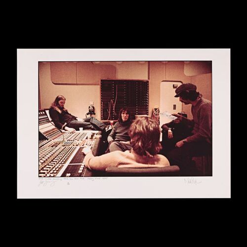 706. The Rockarchive Collection: Nick Mason Autographed Limited Edition "Wish You Were Here" Recording Print by Jill Furmanovsky, Abbey Road, 1975 ### PINK FLOYD