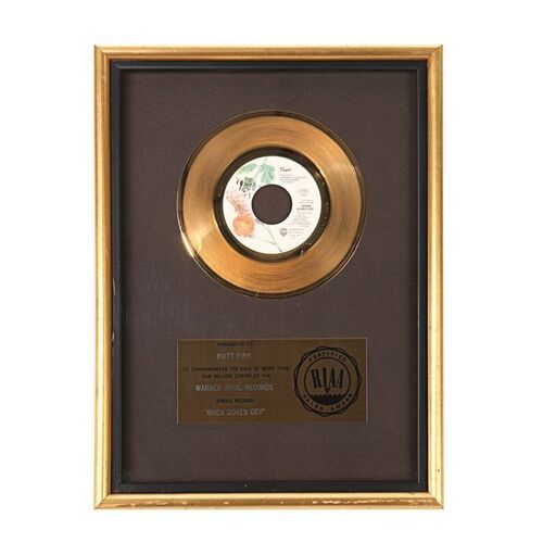 714. The Dr. Fink Collection: "When Doves Cry" Gold Disc ### PRINCE AND THE REVOLUTION