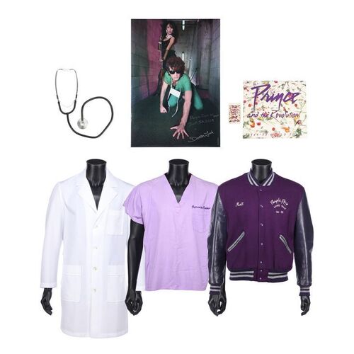 717. The Dr. Fink Collection: Purple Rain Tour Stage Costume Items, Matt Fink's Tour Jacket, Personal Stage Pass, Programme and Poster ### PRINCE AND THE REVOLUTION