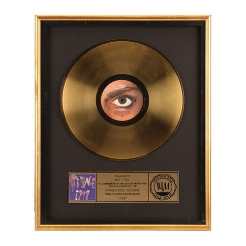 719. The Dr. Fink Collection: "1999" Gold Disc ### PRINCE AND THE REVOLUTION