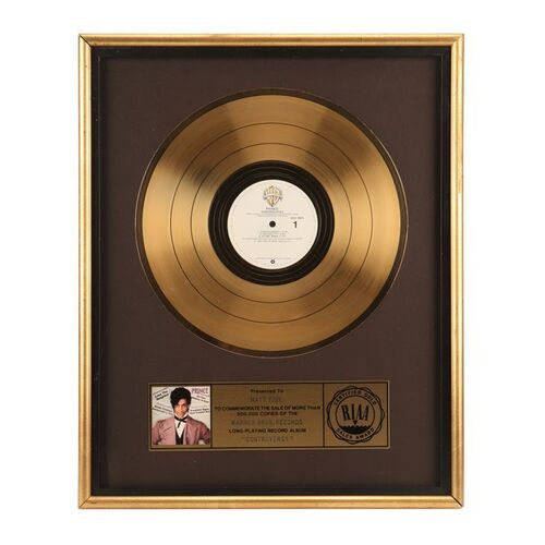 721. The Dr. Fink Collection: "Controversy" Gold Disc ### PRINCE